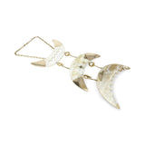 ARMOUR TRIPPLE CRESENT STATEMENT NECKLACE