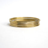 Shield brass bangles