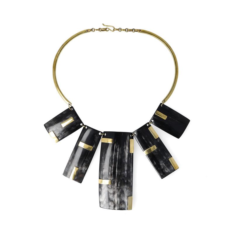 SHIELD STATEMENT NECKLACE