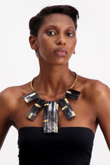 SHIELD STATEMENT NECKLACE